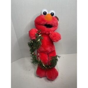 Sesame Street ELMO Animated Motion-ette Christmas Display Figure Telco '96